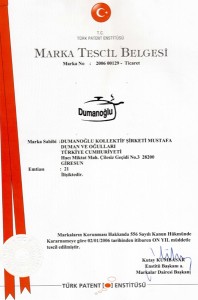 Marka Tescil Belgesi